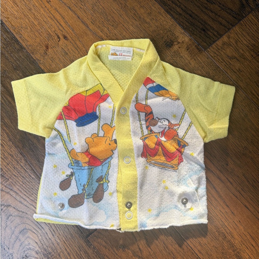 Vintage Disney Winnie the Pooh‎ Terry Shirt 1T